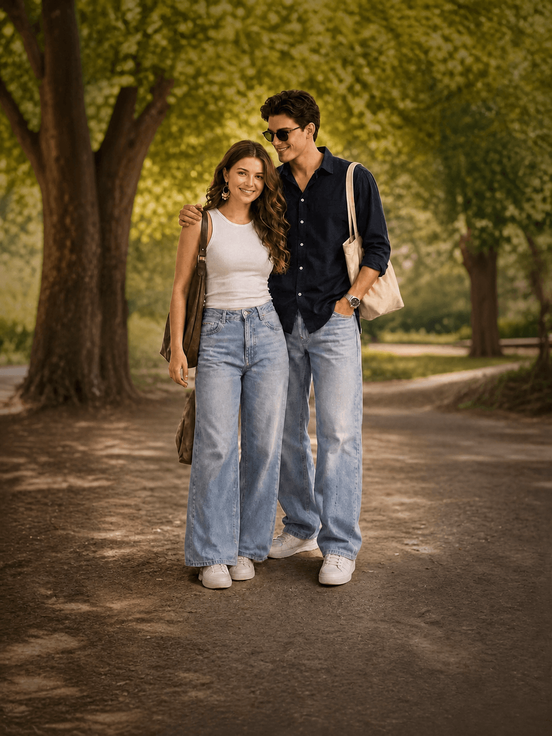 Original couple photo before personalization